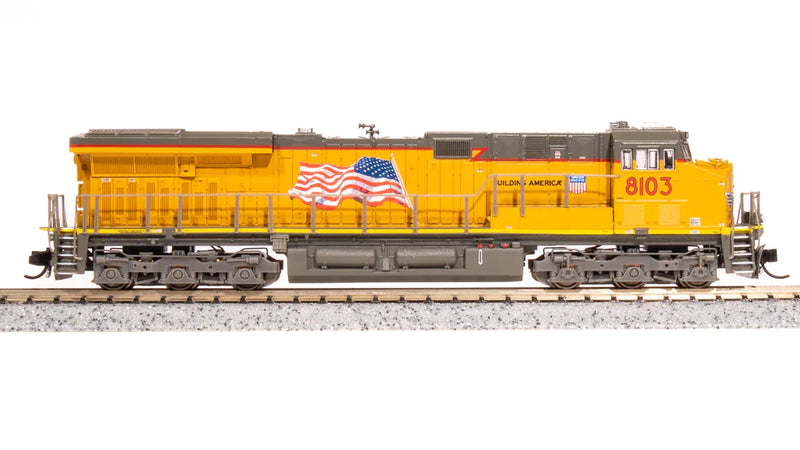 Load image into Gallery viewer, Broadway Limited N Scale ES44AC Diesel UP #8110/Building America DC/DCC Sound
