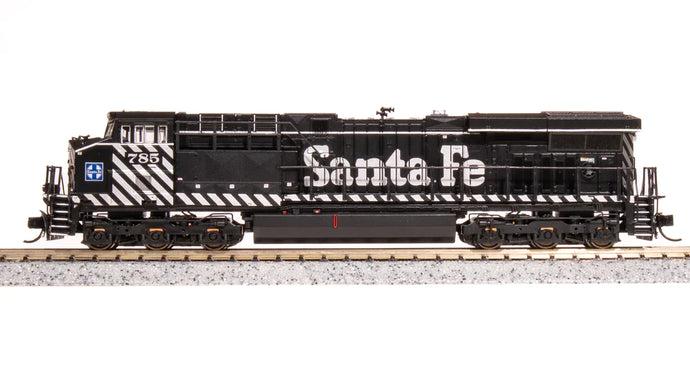 Broadway Limited N Scale ES44AC Diesel SF #785/Zebra Stripe DC/DCC Sound