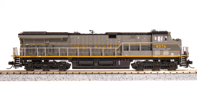 Load image into Gallery viewer, Broadway Limited N Scale ES44AC Diesel UP #8076/TTG w/Yellow DC/DCC Sound
