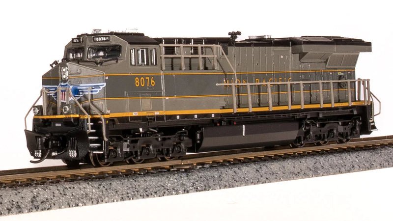 Load image into Gallery viewer, Broadway Limited N Scale ES44AC Diesel UP #8076/TTG w/Yellow DC/DCC Sound
