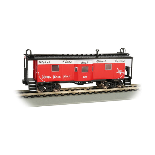 Bachmann HO Bay-Window Caboose NKP w/Roof Walk