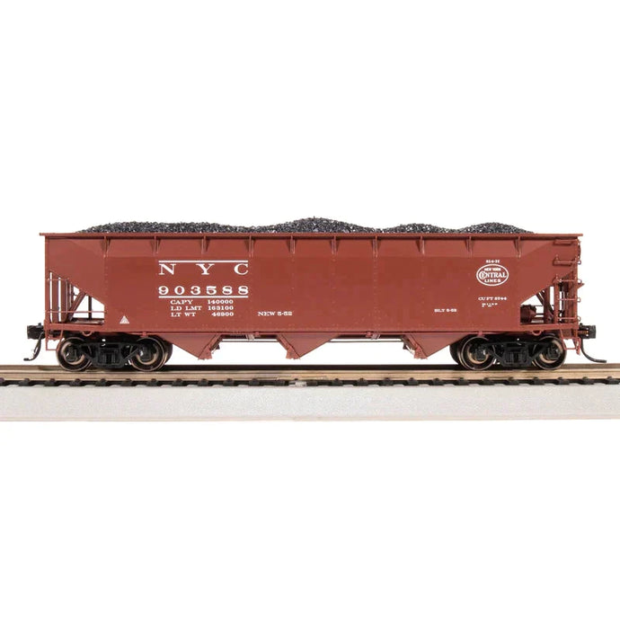 Broadway Limited HO AAR 70t Hopper 4pk NYC/oxide red