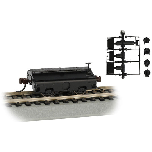 Bachmann HO Test Weight Car Undec/blk