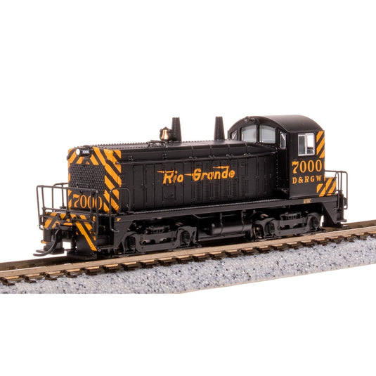 Broadway Limited N NW2 Diesel D&RGW #7000/blk&gold DC/DCC Sound