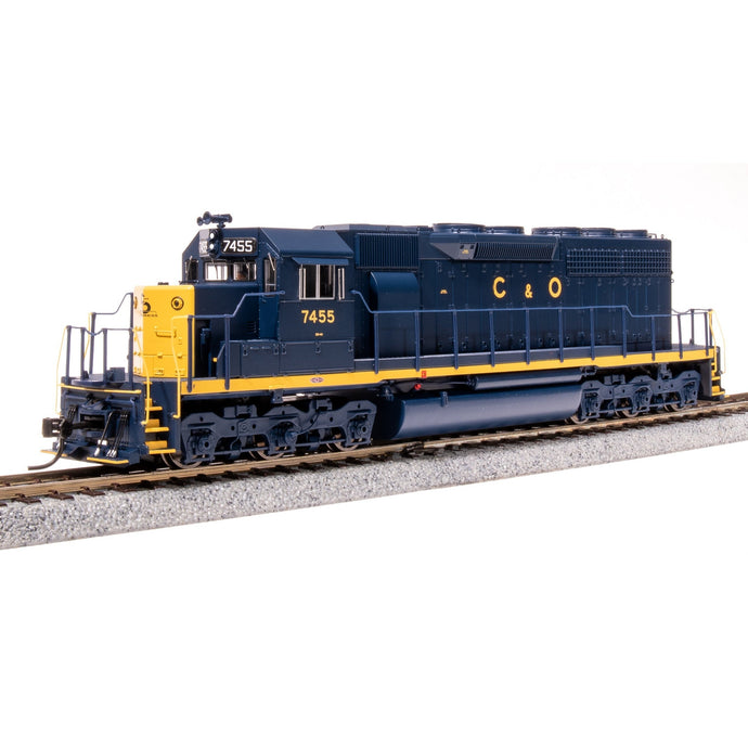 Broadway Limited HO SD40-2 Diesel C&O #7462/blu&yel DCC Ready