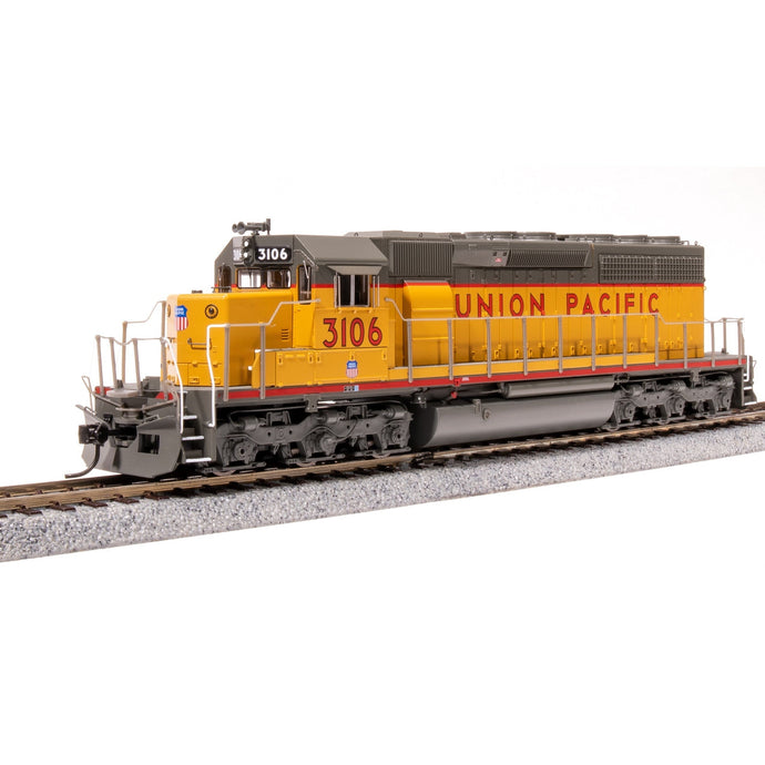 Broadway Limited HO SD40-2 Diesel UP #3106/yel&gry DCC Ready