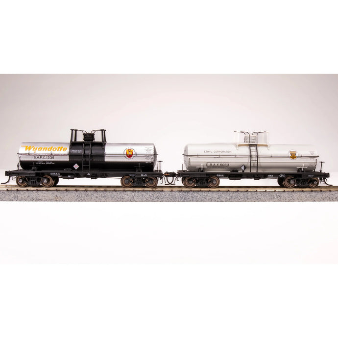 Broadway Limited HO 6000g Tank Car 2pk Ethyl Corp/Wyandotte