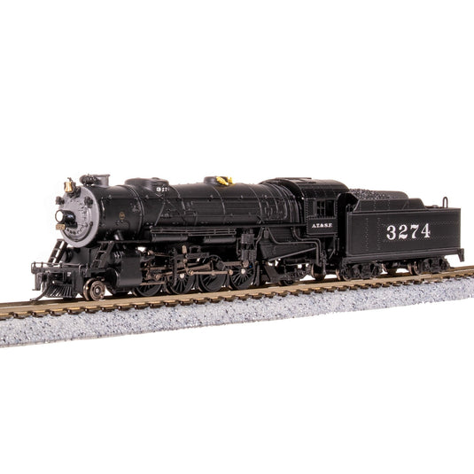 Broadway Limited N USRA Hvy.Mikado Steam Loco SF #3274 DC/DCC Sound