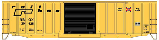 Accurail 81591 HO Scale Railbox 50' Exterior Post Steel Boxcar