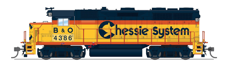 Load image into Gallery viewer, Broadway Limited HO Scale EMD GP35 CSX 4386 Chessie System w/ CSX Patch Paragon4 Sound/DC/DCC HO
