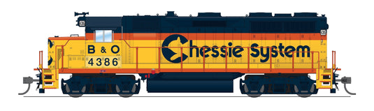 Broadway Limited HO Scale EMD GP35 CSX 4386 Chessie System w/ CSX Patch Paragon4 Sound/DC/DCC HO