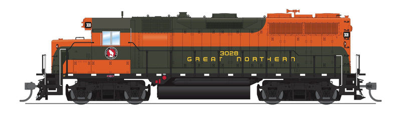 Load image into Gallery viewer, Broadway Limited HO Scale EMD GP35 GN 3028 Simplified Empire Builder Paragon4 Sound/DC/DCC HO
