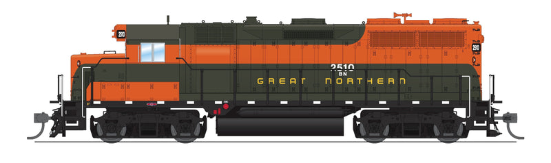 Load image into Gallery viewer, Broadway Limited HO Scale EMD GP35 BN 2510 GN SEB w/ BN Patch Paragon4 Sound/DC/DCC HO
