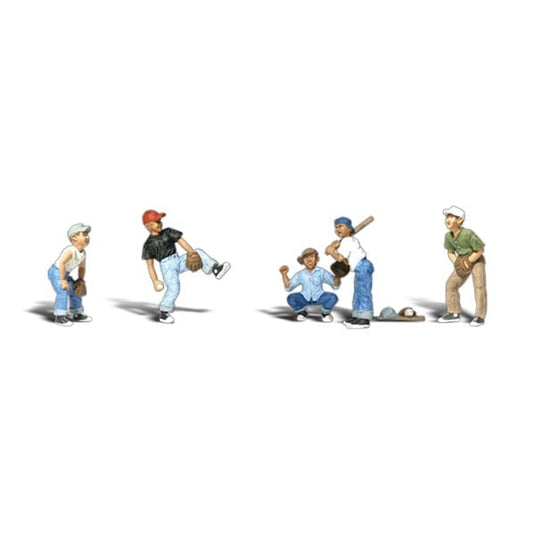 Woodland Scenics HO Baseball Players I