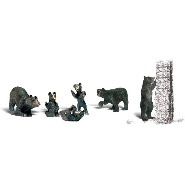 Woodland Scenics HO Black Bears