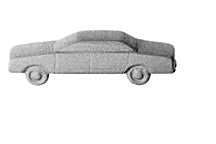 Plastruct Cast Metal Automobile (1 per pack)