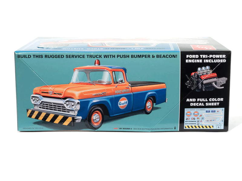 Load image into Gallery viewer, AMT 1960 Ford F-100 Pickup w/Trailer 1:25 Scale Model Kit
