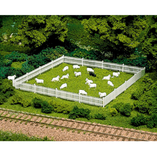 Atlas HO Picket Fence & Gate Kit