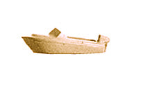 Plastruct Plastic Motor Boat  (1 per pack)