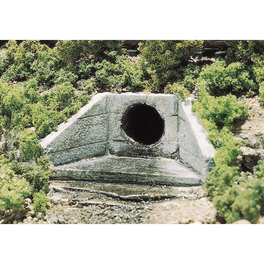 Woodland Scenics HO Concrete Culverts/2pc