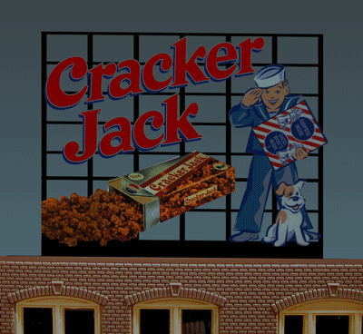 Miller Engineering Cracker Jack Sign  (Lg)
