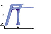 Plastruct HO gauge Polystyrene High Dive Board (1 per pack)