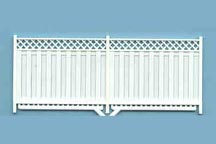 Plastruct O gauge Polystyrene Vertical Lattice Fence 8