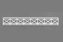 Plastruct HO gauge Polystyrene Cross Bar Fence 8