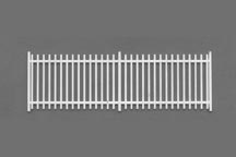 Plastruct O gauge Polystyrene Cross Bar Fence 6-1/2