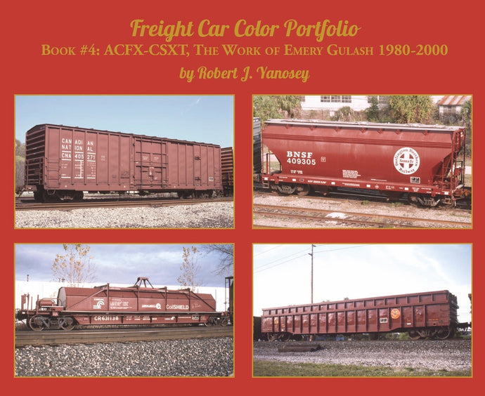 Morning Sun Books Freight Car Color Portfolio Book #4 ACFX-CSXT (Softcover)