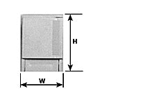 Plastruct Apartment Fridge(1 per pack)