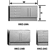 Plastruct White Polystyrene Kitchen Cabinets (1 per pack)