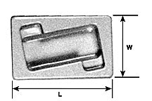 Plastruct White Polystyrene Rectangular Hot Tub (1 per pack)