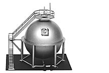 Plastruct O gauge Spherical Storage Tank Model Kit