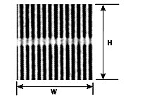 Plastruct .039 (1.0mm) Slat Lattice Panel 2-1/8