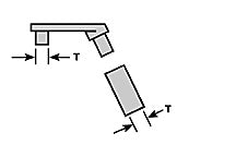 Plastruct O gauge/ #1 Green ABS Stanchion Hardware (5 per pack)