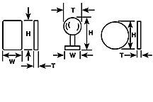 Plastruct Misc. White Butyrate Round and Rectangular Shapes (1 per pack)