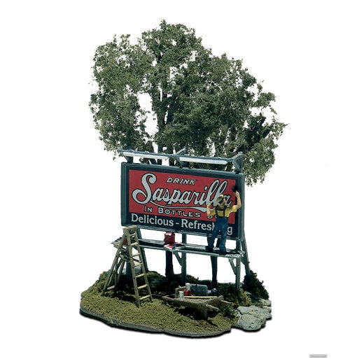 Woodland Scenics HO The Sign Painter Scene