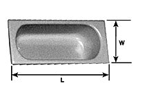 Plastruct Dollhouse Clear Coolly Oblong Bathtub (1 per pack)