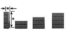 Plastruct O gauge White Styrene Vertical File Cabinet (1 per pack)