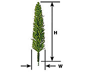 Plastruct 3-1/2" PLASTREES CONIFER TREES - Sold Out and Discontinued