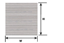 Plastruct N gauge White Corrugated Siding  12