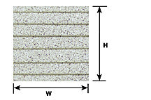 Plastruct G gauge Gray Asphalt Shingle Sheet 24