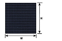 Plastruct O gauge White Rubber Tread Sheet 3-7/8