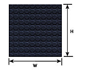 Plastruct G gauge White Rubber Tread Sheet 3-7/8