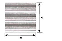 Plastruct White Corrugated Siding Live Steam 11