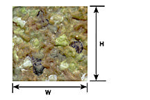 Plastruct HO 1:100 Scale Beige Rock Embankment Sheet 12
