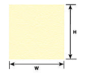 Plastruct No Scale White Smooth Stucco Sheet 14