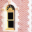 Plastruct Dollhouse Scale Red Clay Brick Door, Window & Corner Relief Sheet 24