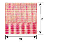 Plastruct N gauge Red Clay Brick Sheet 12" x 7" (2 per pack)